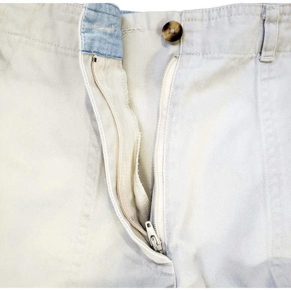 Talbots Petites Relaxed Chino Shorts Sz. 6 P Ivory - Picture 11 of 12
